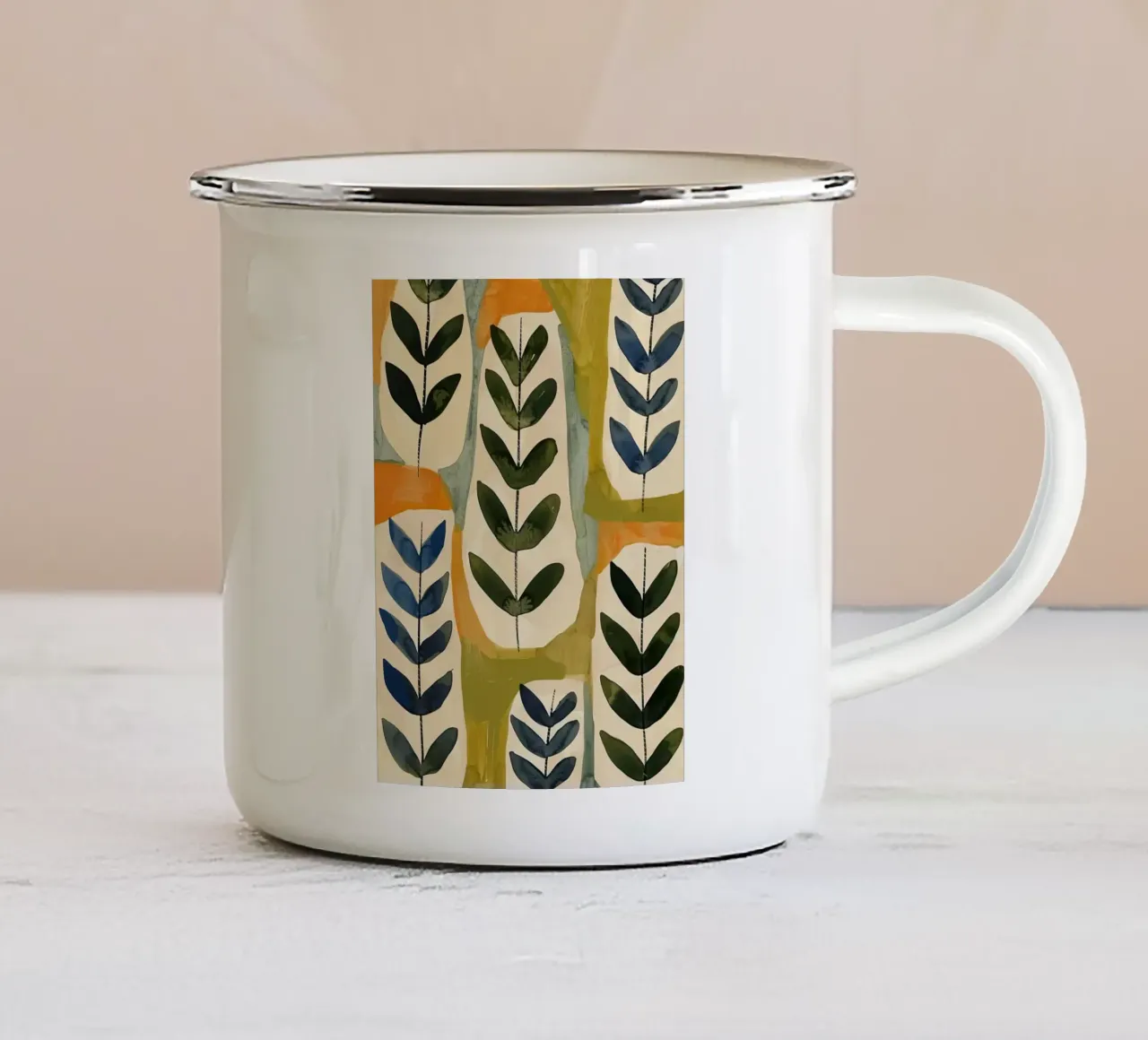 Modello Flora II tazza in smalto da Sienna Atelier