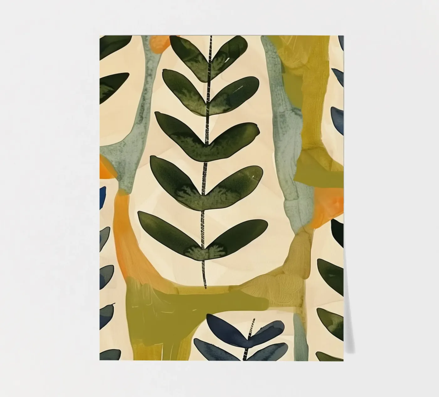 Flora Pattern II Stickerbogen von Sienna Atelier