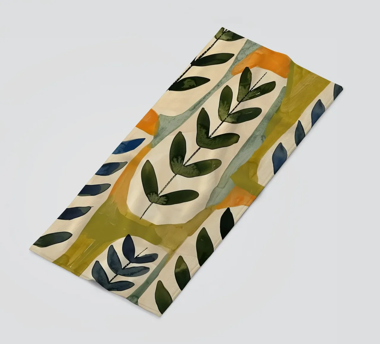 Flora Pattern II beach towel by Sienna Atelier