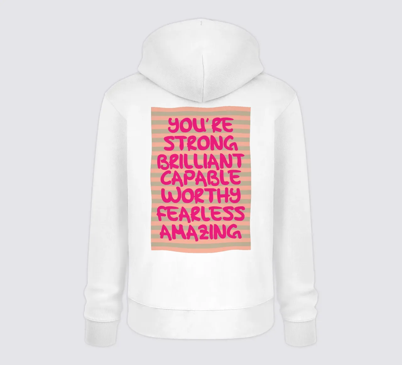 Affermazione "Tu sei una ragazza felpa con cappuccio da Mutiaram