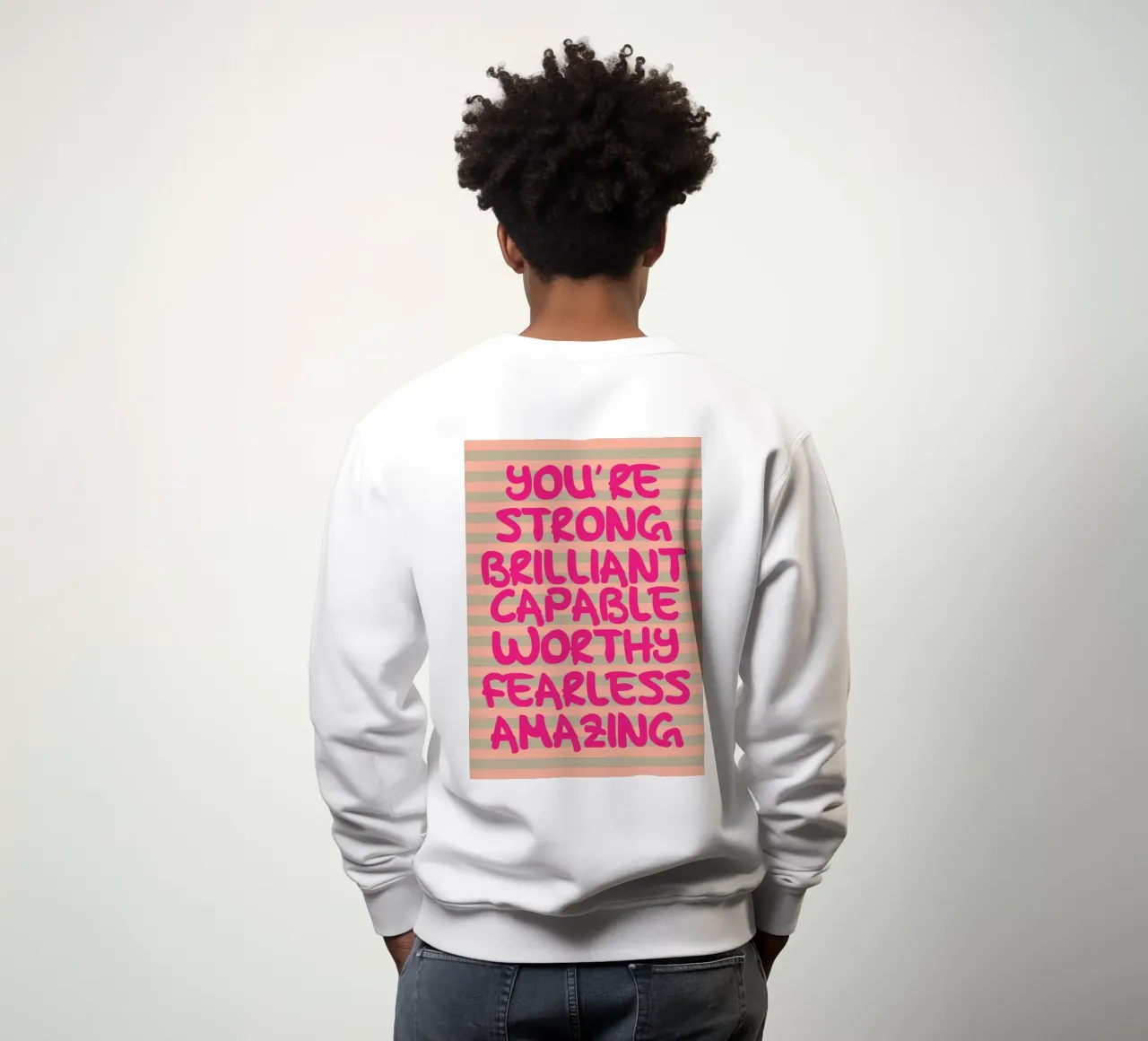 Affermazione "Tu sei una ragazza felpa da Mutiaram