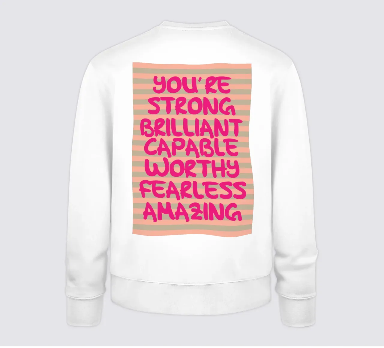 Affermazione "Tu sei una ragazza felpa da Mutiaram