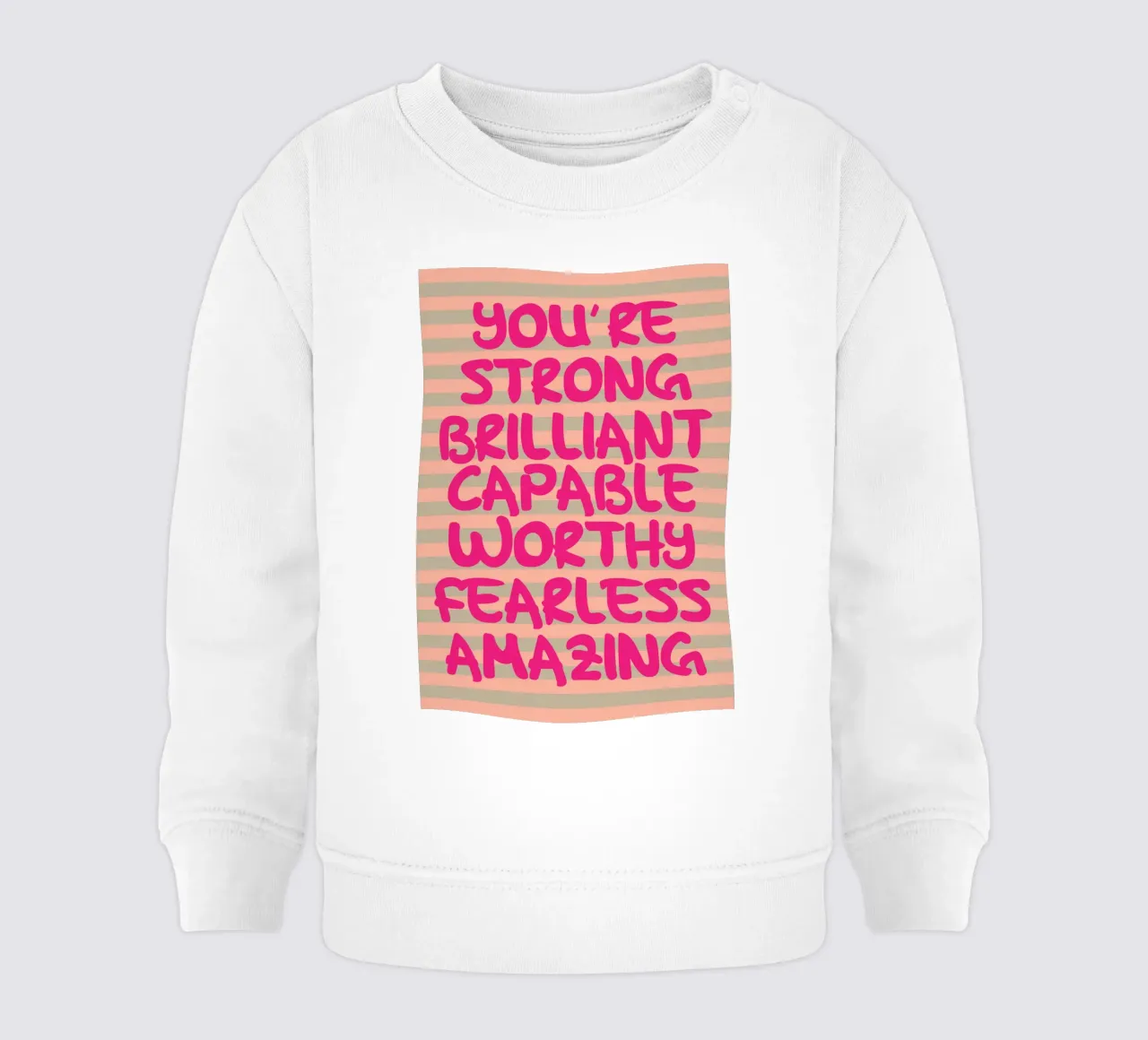 Affermazione "Tu sei una ragazza felpa neonato da Mutiaram