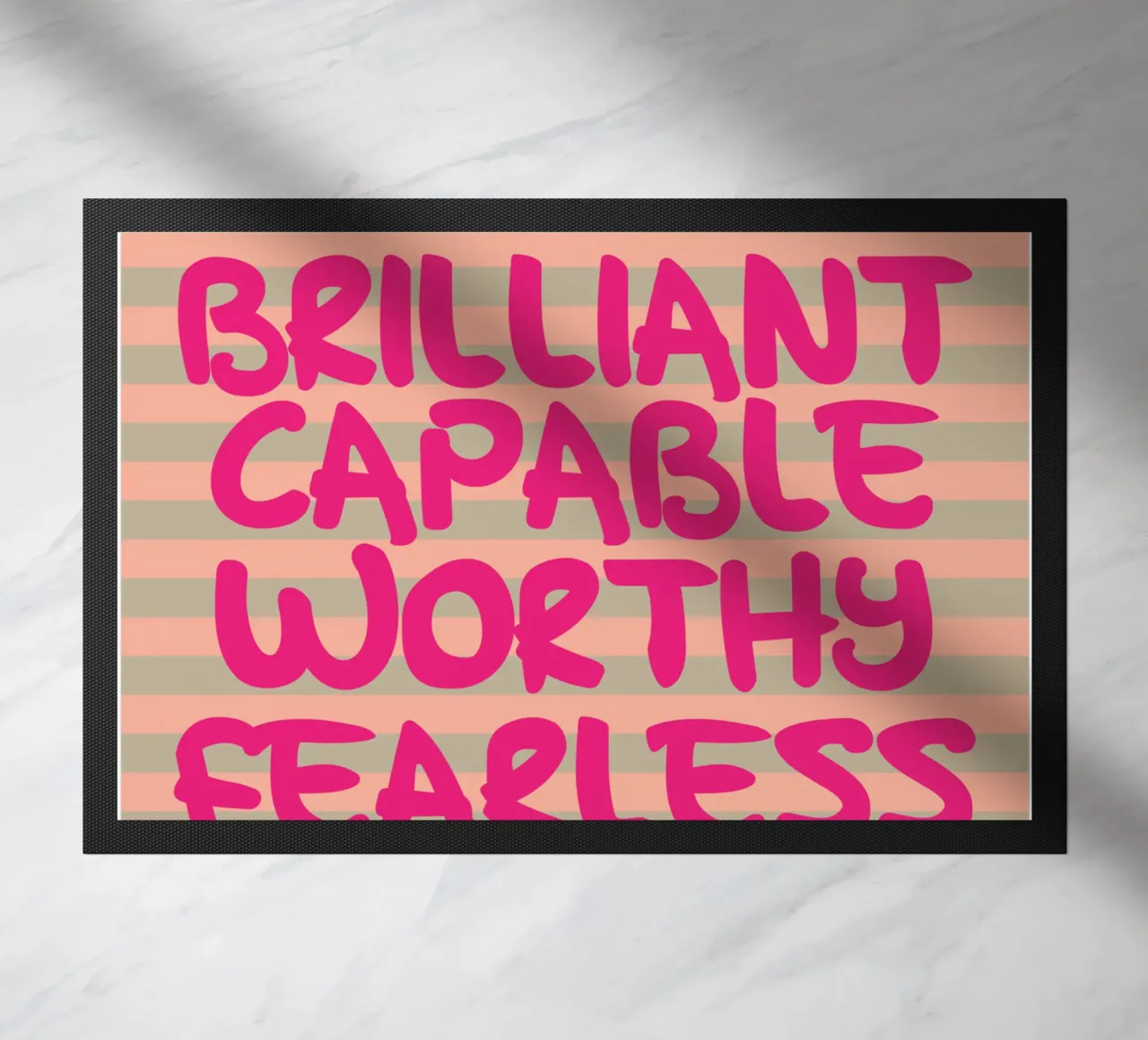 Affermazione "Tu sei una ragazza zerbino da Mutiaram