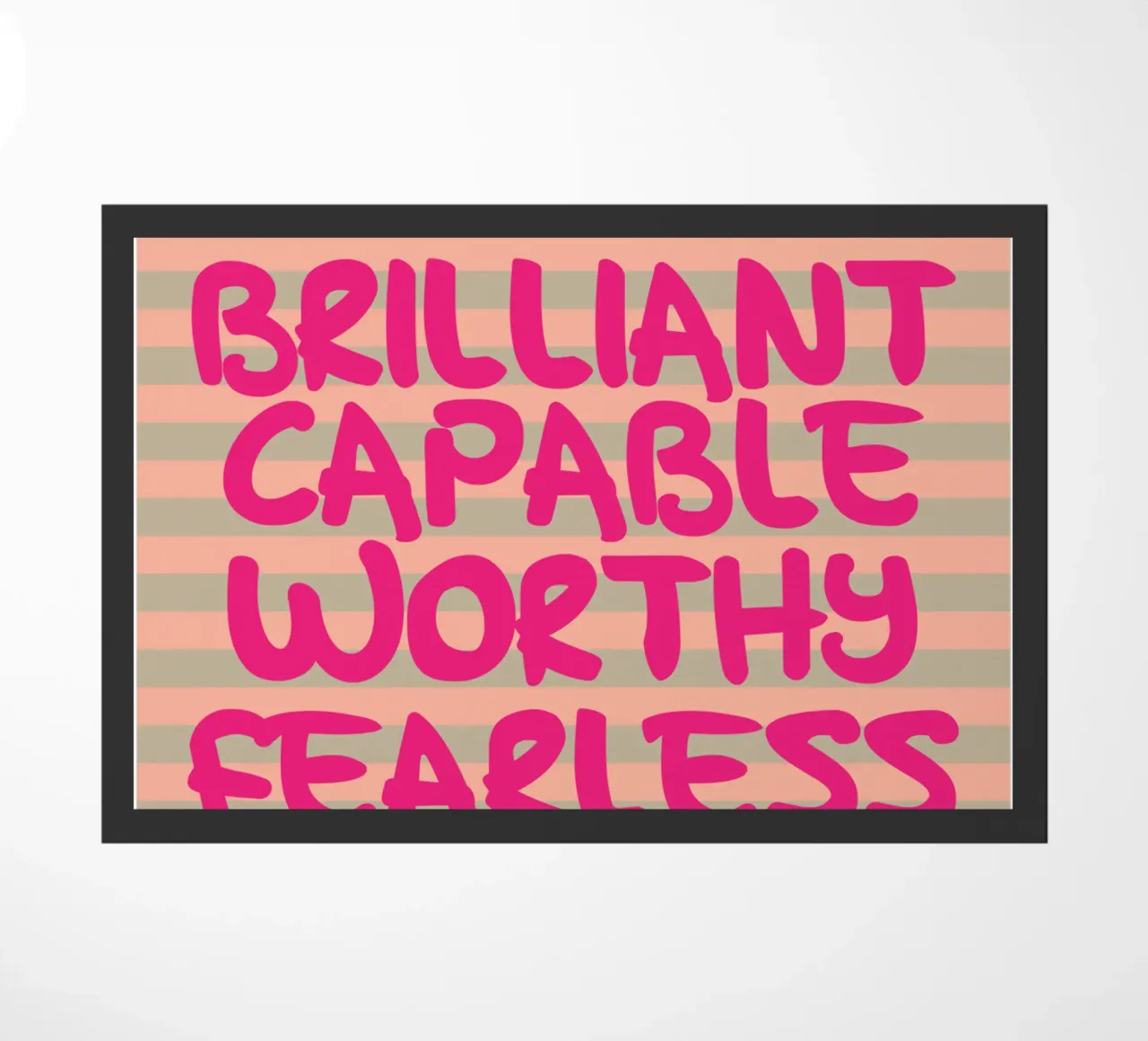 Affermazione "Tu sei una ragazza zerbino da Mutiaram