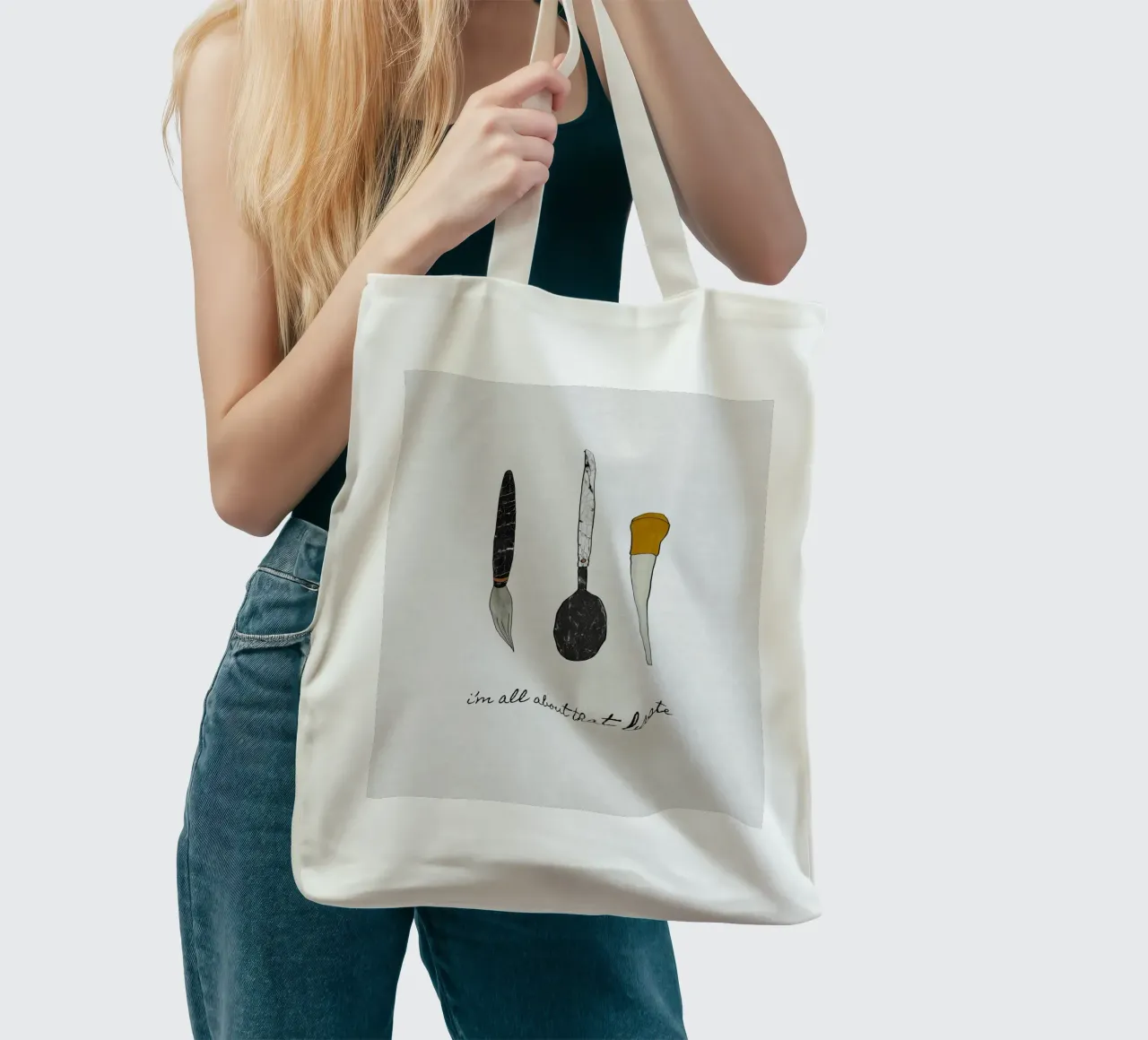 Sono tutto per il condimento borsa in juta da Orara Studio