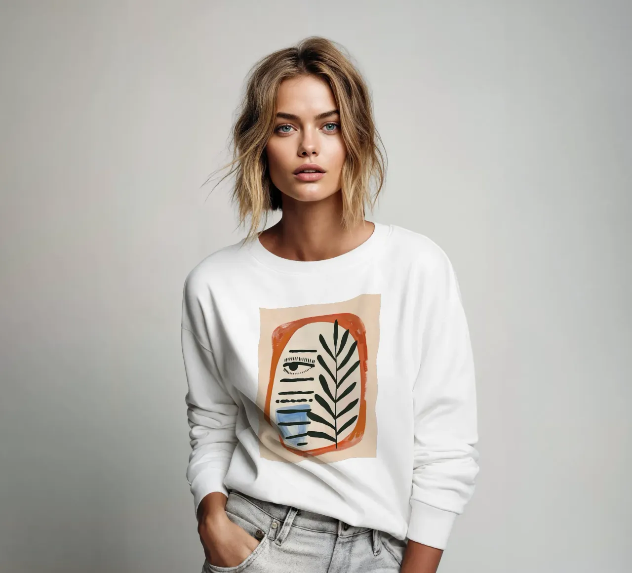 Organic Reflection sweatshirt by Sienna Atelier