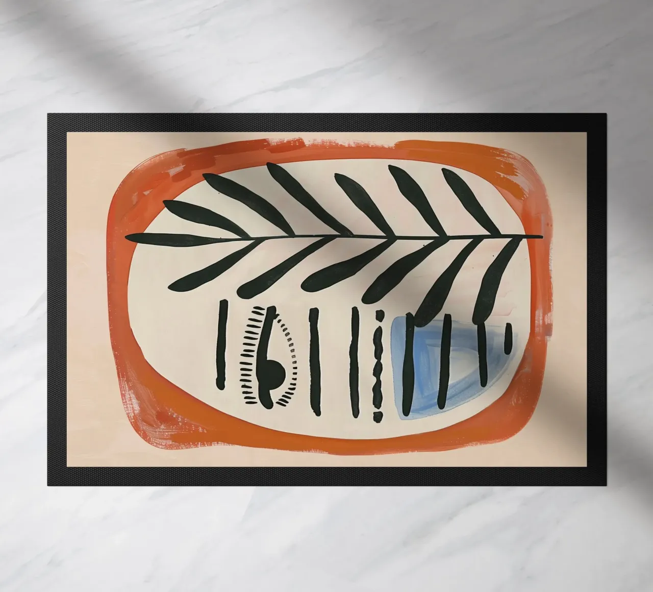 Organic Reflection doormat by Sienna Atelier