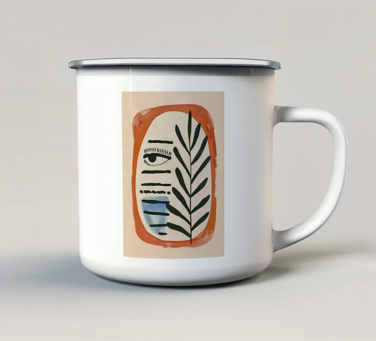 Riflesso organico tazza in smalto da Sienna Atelier