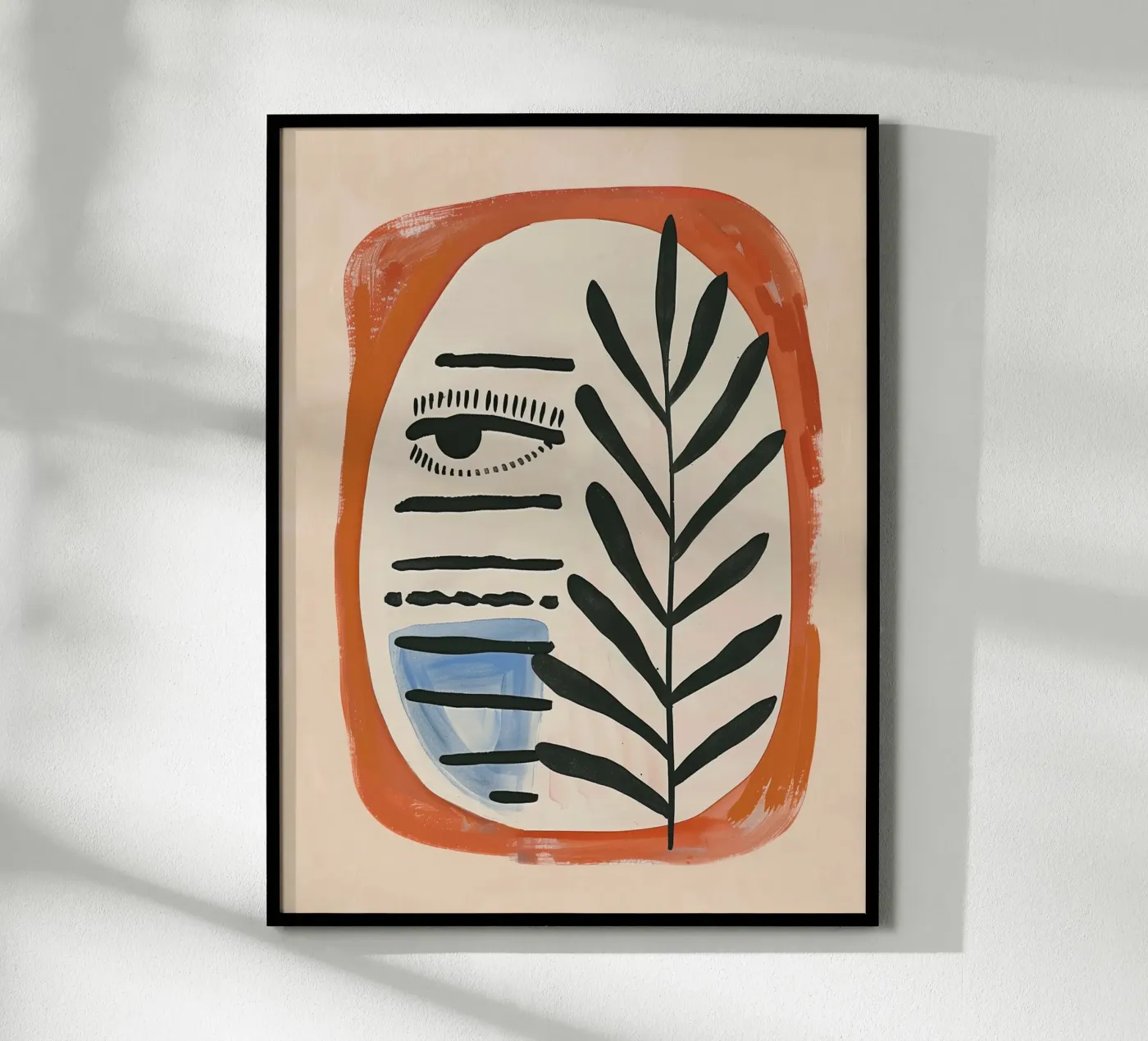 Organische reflectie poster van Sienna Atelier