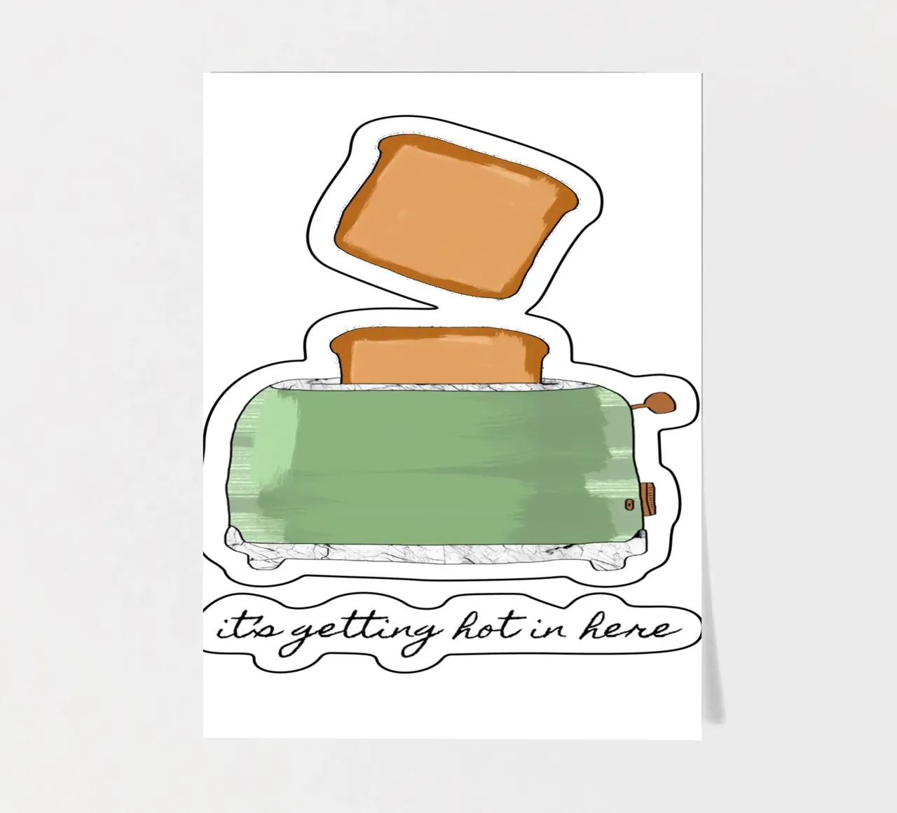 It's Getting Hot In Here sticker sheet by Orara Studio