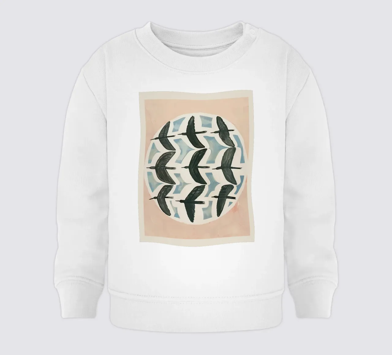 Soft Migration felpa neonato da Sienna Atelier