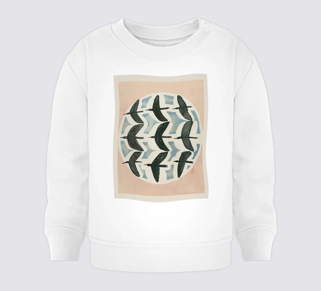 Soft Migration felpa neonato da Sienna Atelier