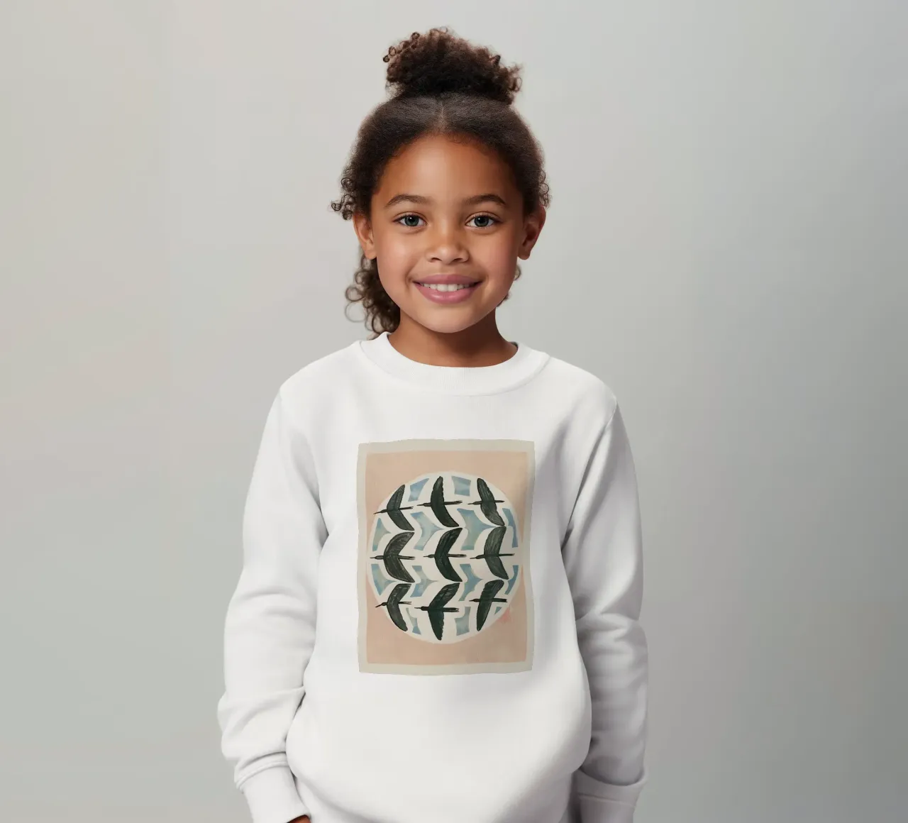 Soft Migration felpa bambino da Sienna Atelier