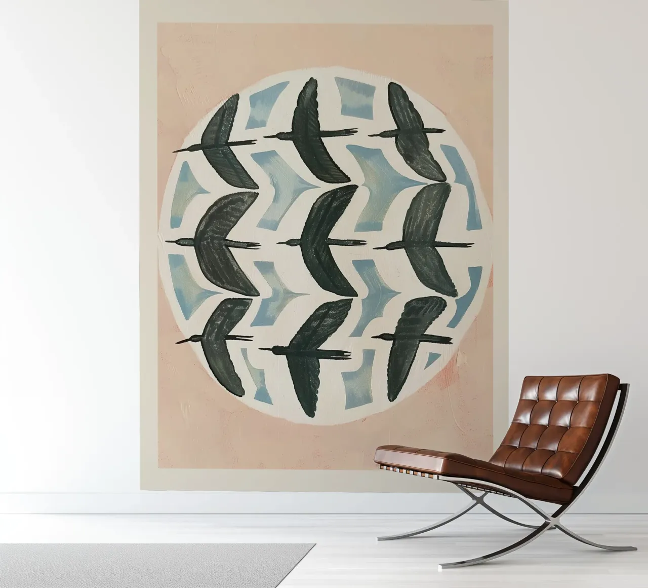 Soft Migration fotobehang van Sienna Atelier