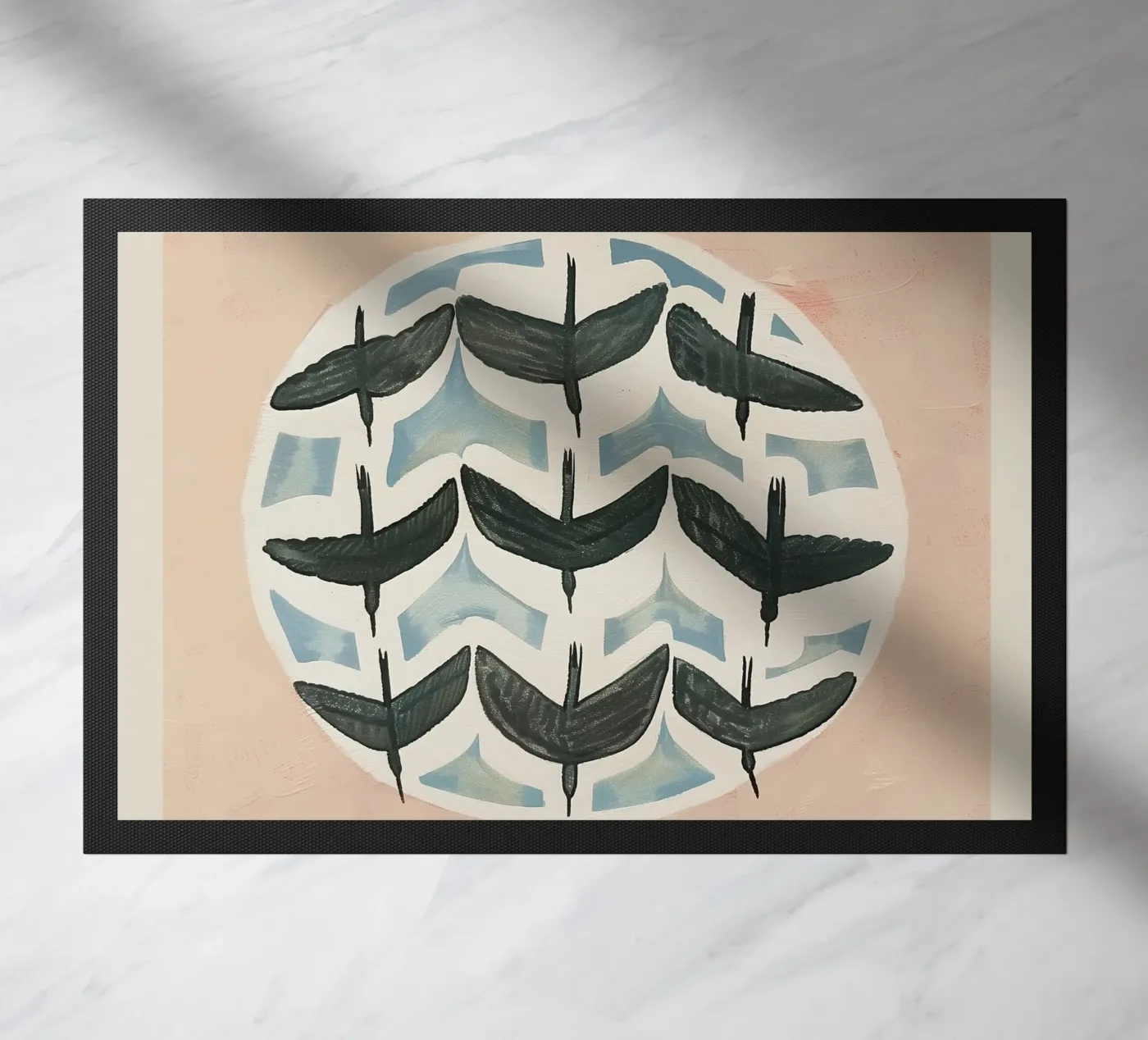 Soft Migration deurmat van Sienna Atelier