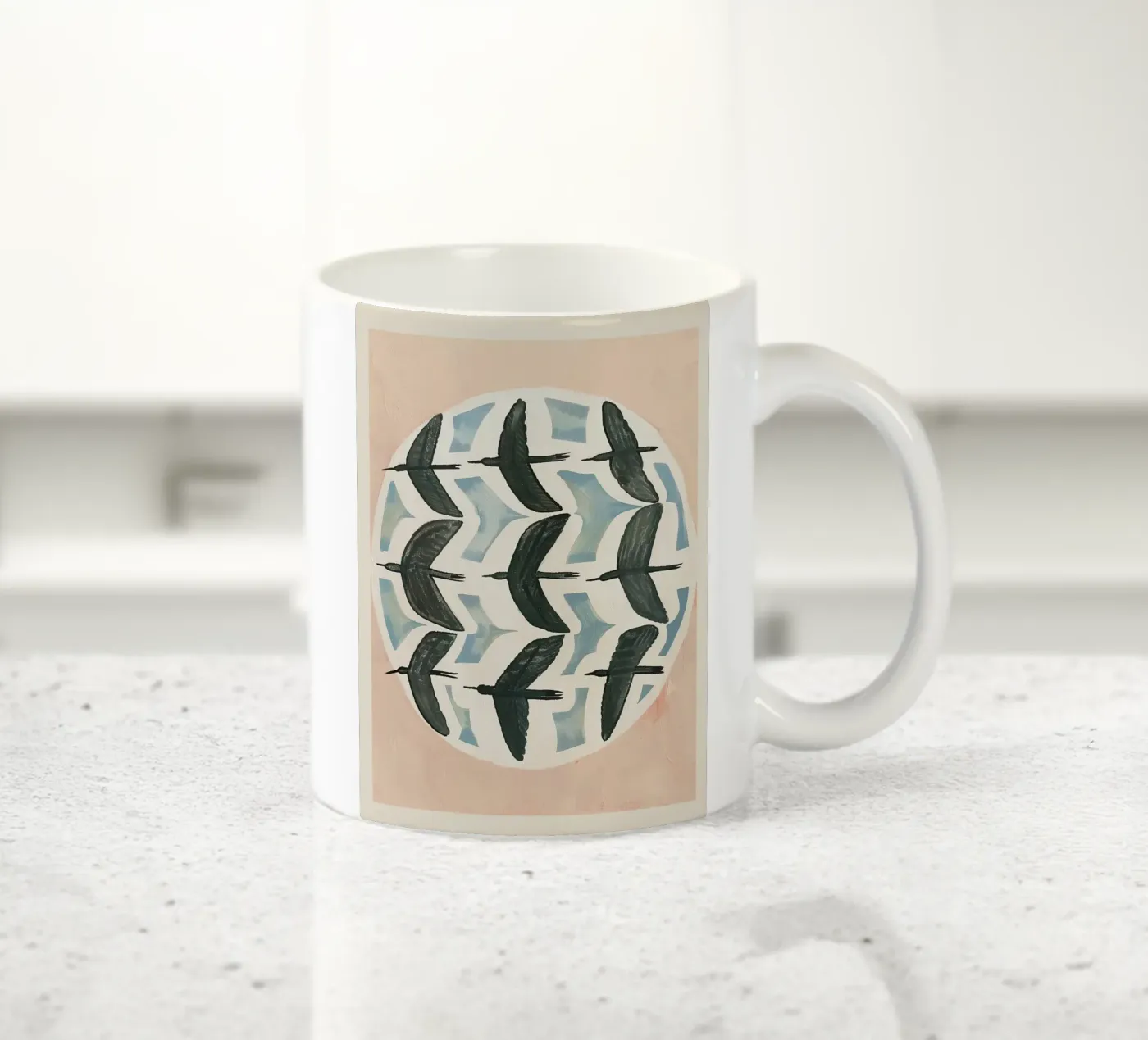 Soft Migration keramische mok van Sienna Atelier