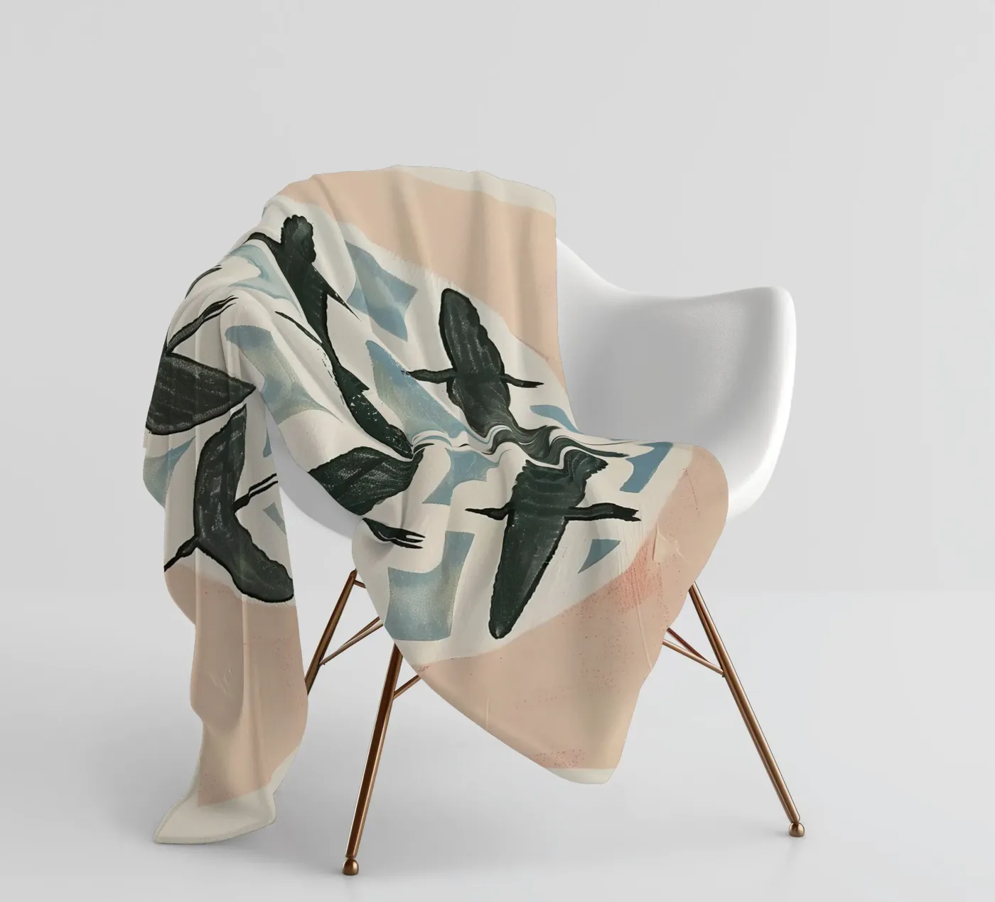 Soft Migration coperta in pile da Sienna Atelier