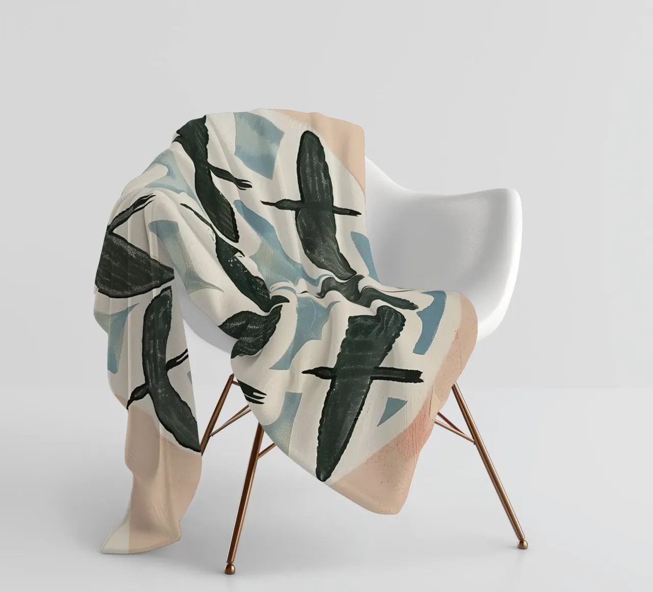 Soft Migration coperta in pile da Sienna Atelier