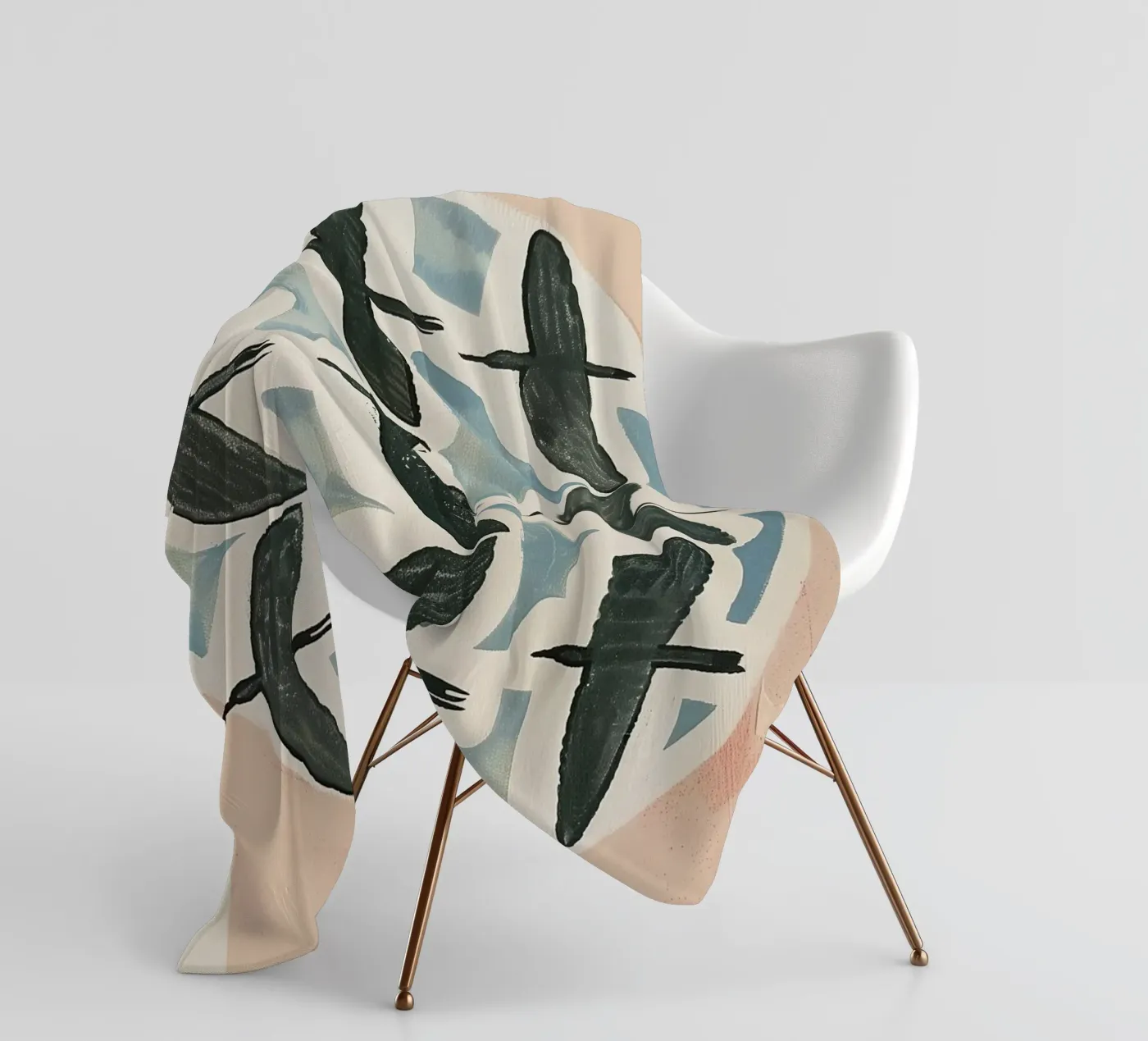 Soft Migration coperta in pile da Sienna Atelier