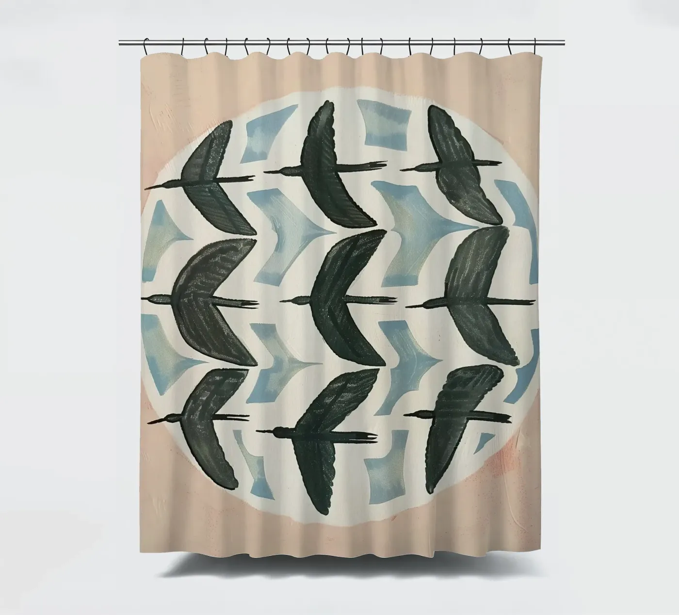 Soft Migration Duschvorhang von Sienna Atelier