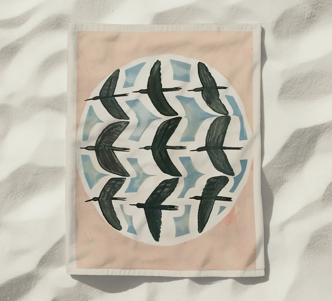 Soft Migration serviette de plage de Sienna Atelier