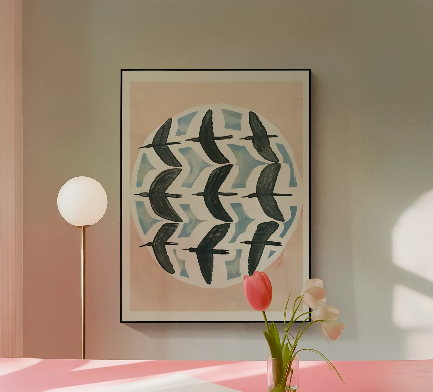 Soft Migration acryl van Sienna Atelier