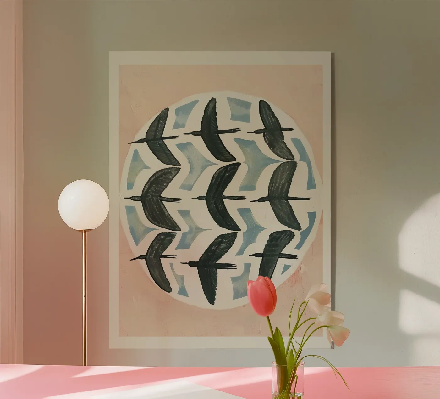 Soft Migration acryl van Sienna Atelier