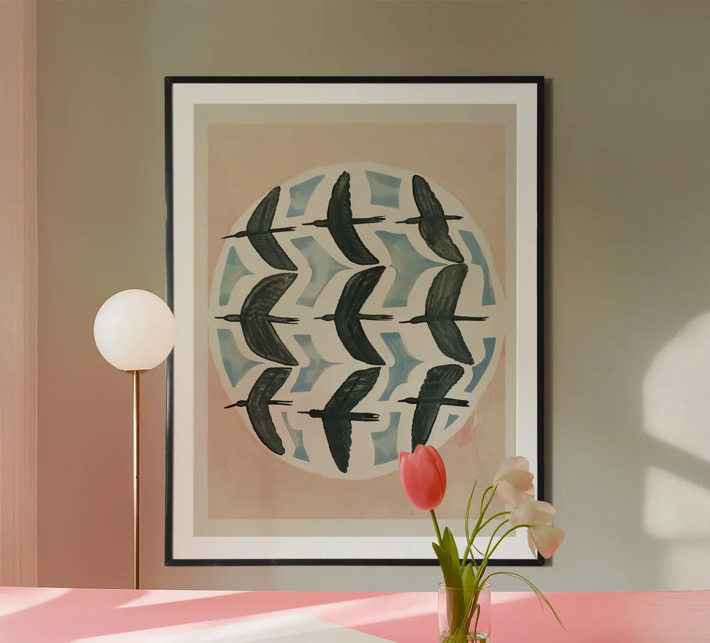 Soft Migration poster van Sienna Atelier