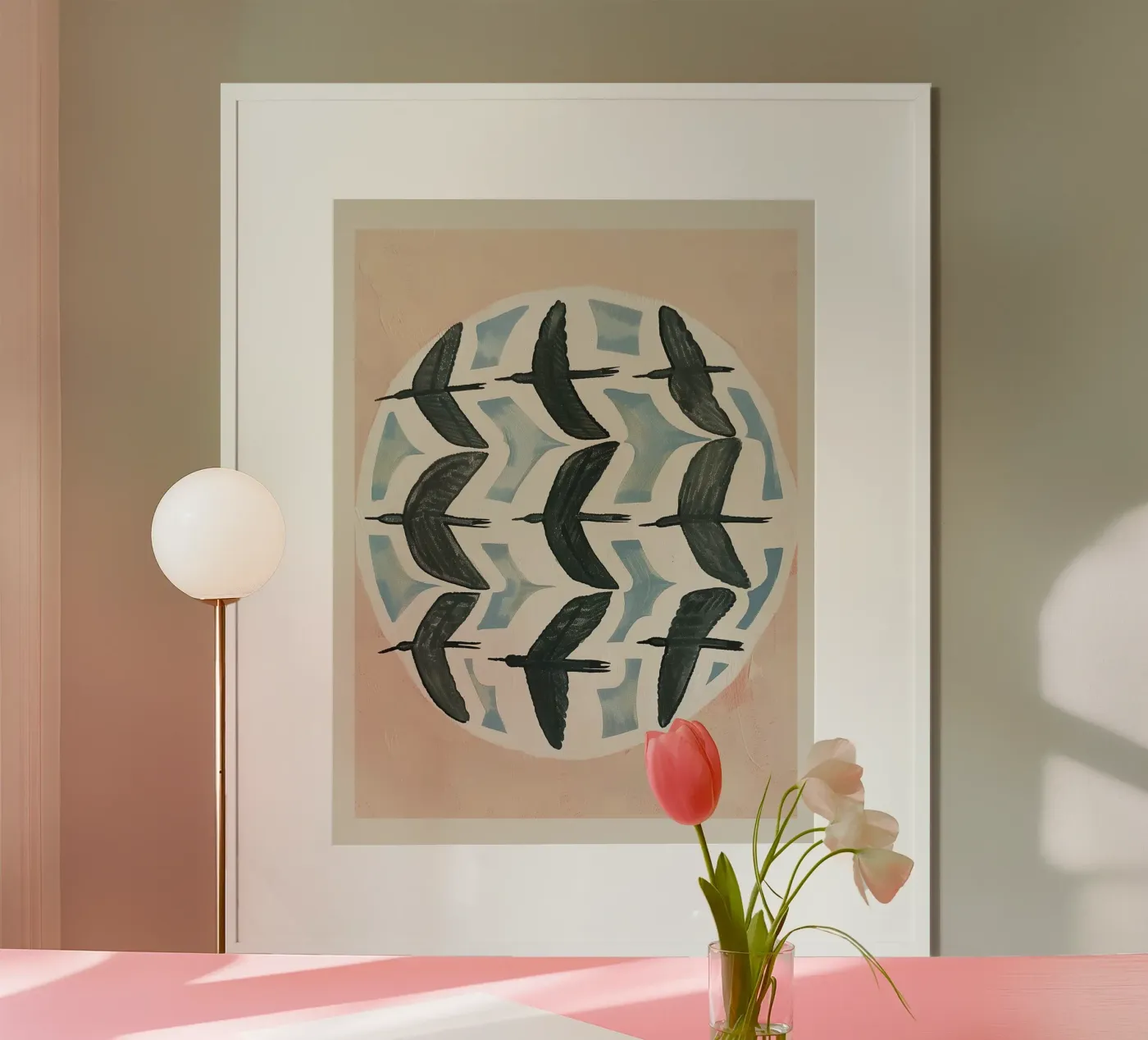 Soft Migration poster van Sienna Atelier
