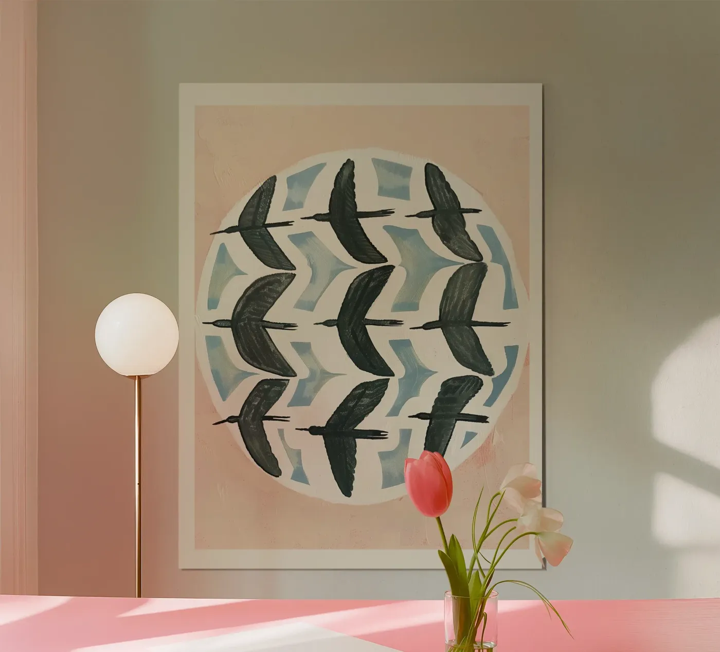 Soft Migration poster van Sienna Atelier