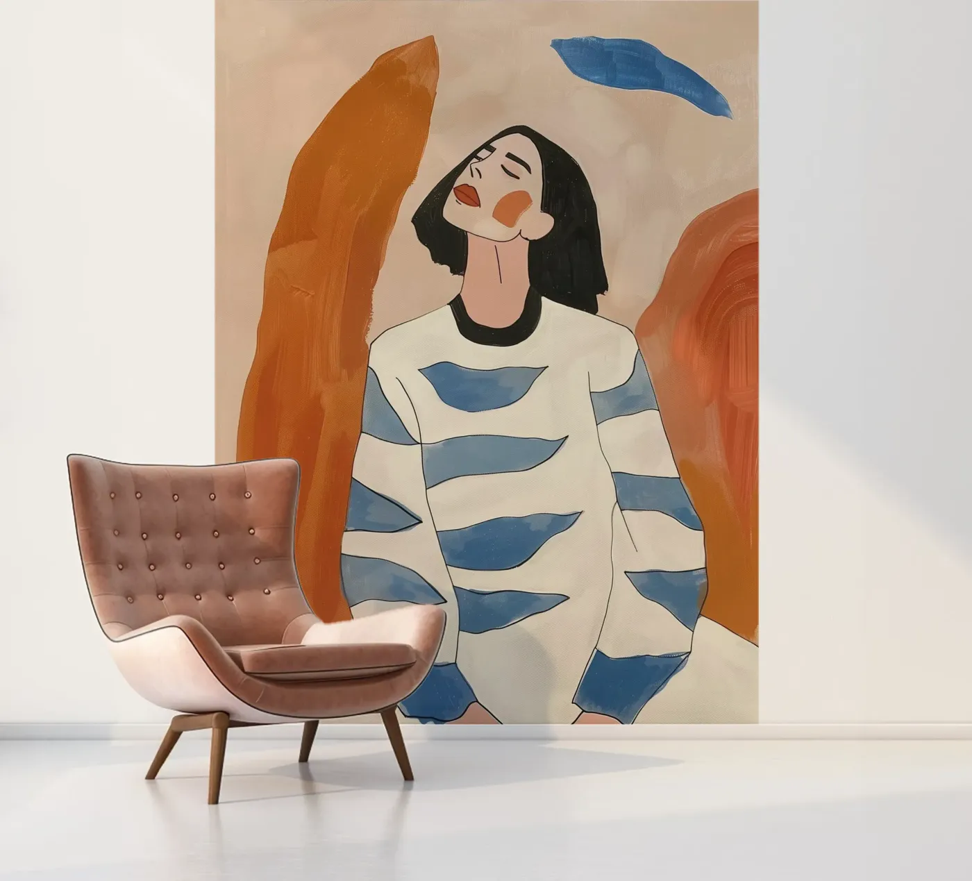 Ease fotobehang van Sienna Atelier