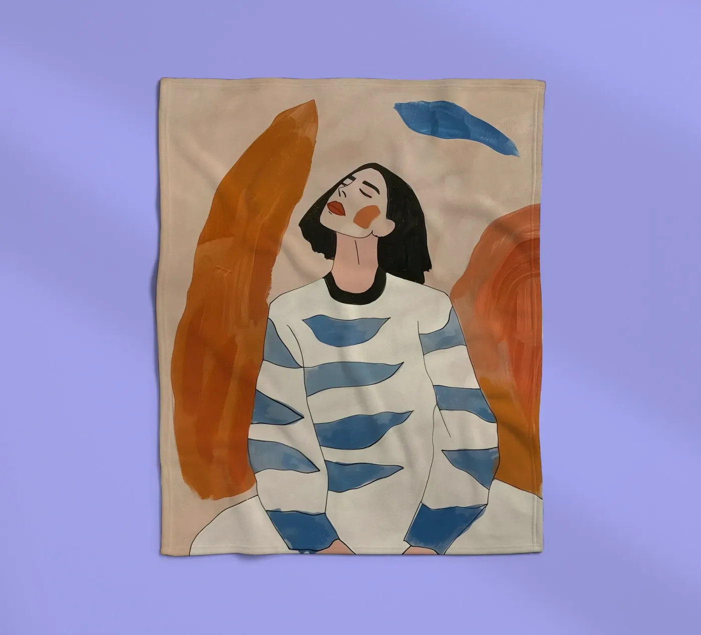 Gemak fleecedeken van Sienna Atelier