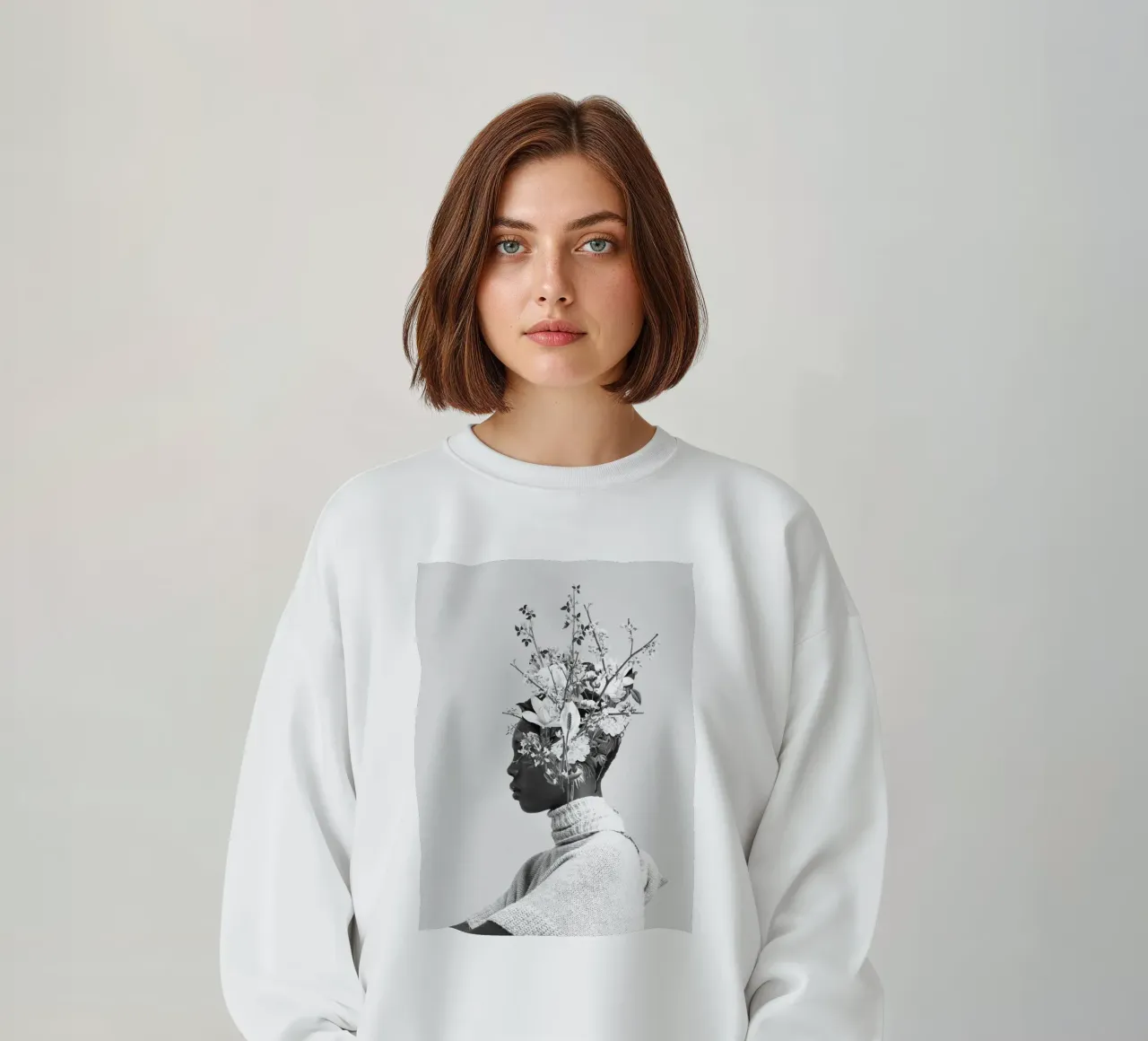 Bloom in White felpa da Frank Moth