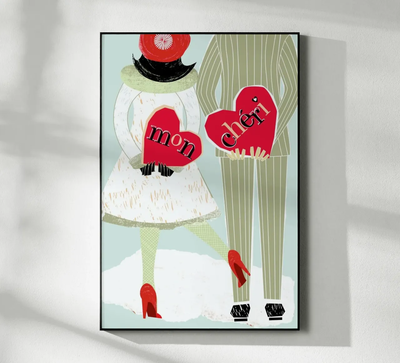 Mon Chéri plexiglass da Catherine Aguilar