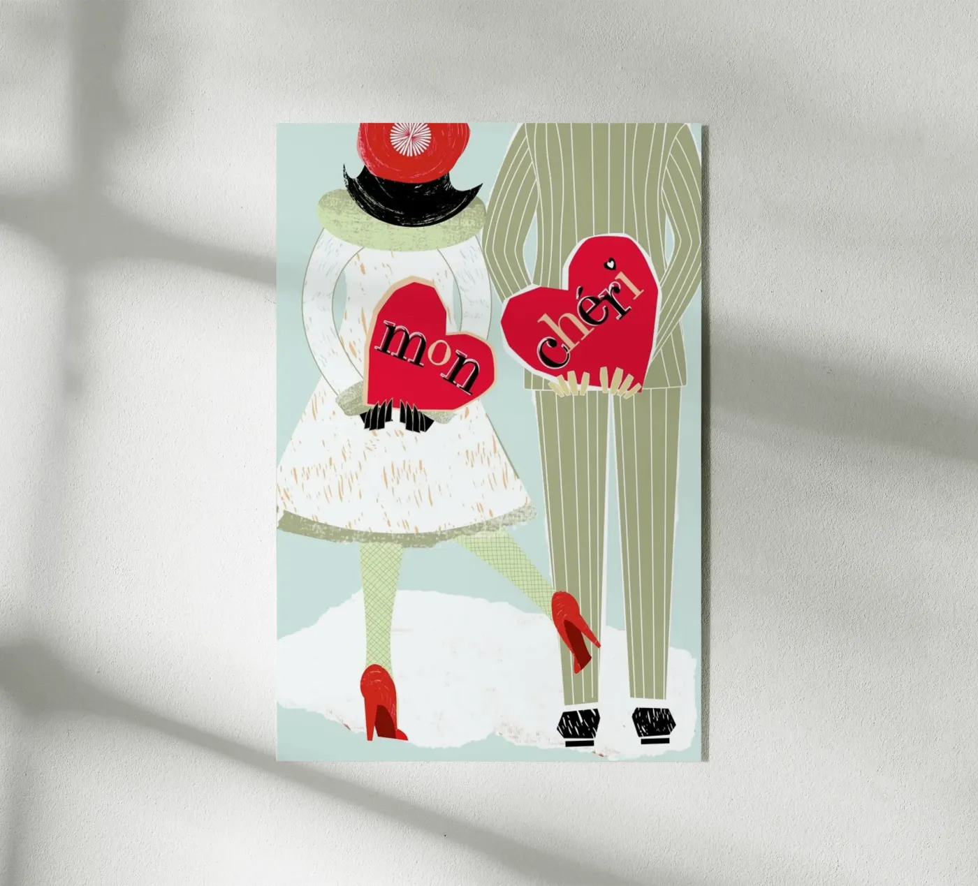 Mon Chéri plexiglas de Catherine Aguilar