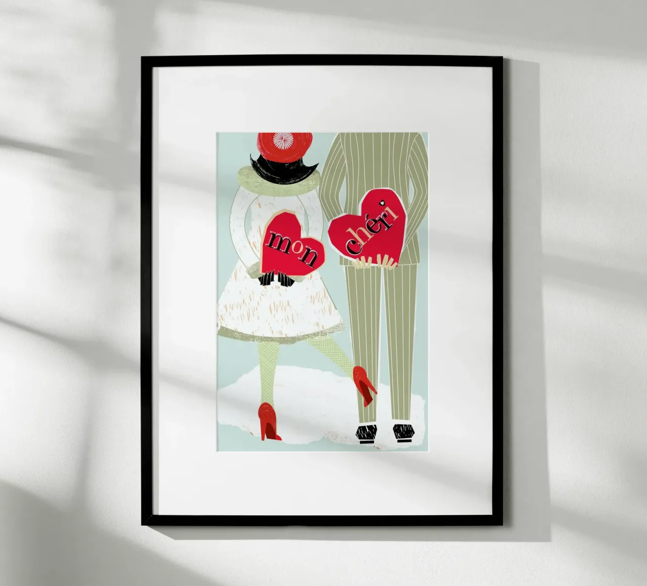 Mon Chéri poster van Catherine Aguilar