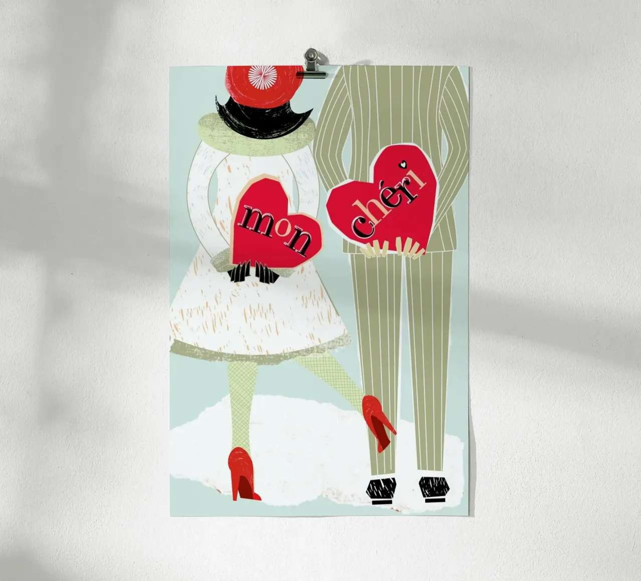 Mon Chéri poster van Catherine Aguilar