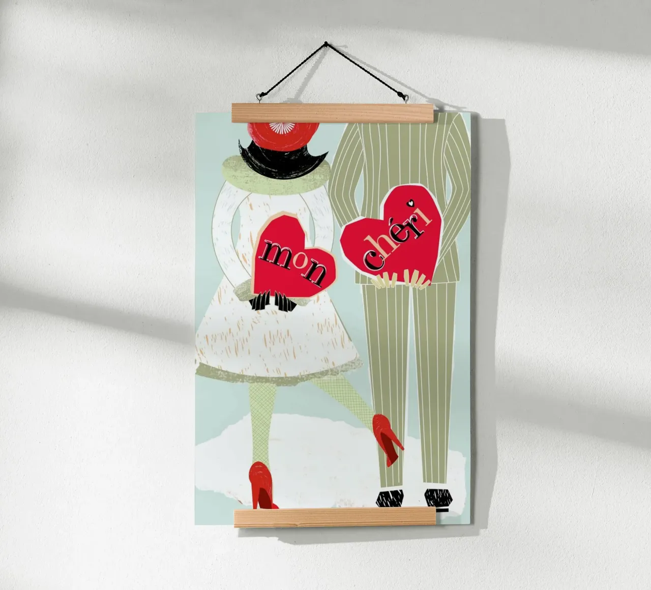 Mon Chéri poster van Catherine Aguilar