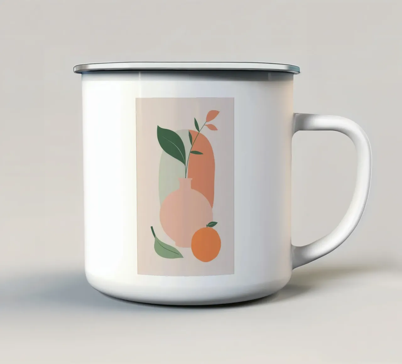 Forme mute di natura morta tazza in smalto da Solace Light