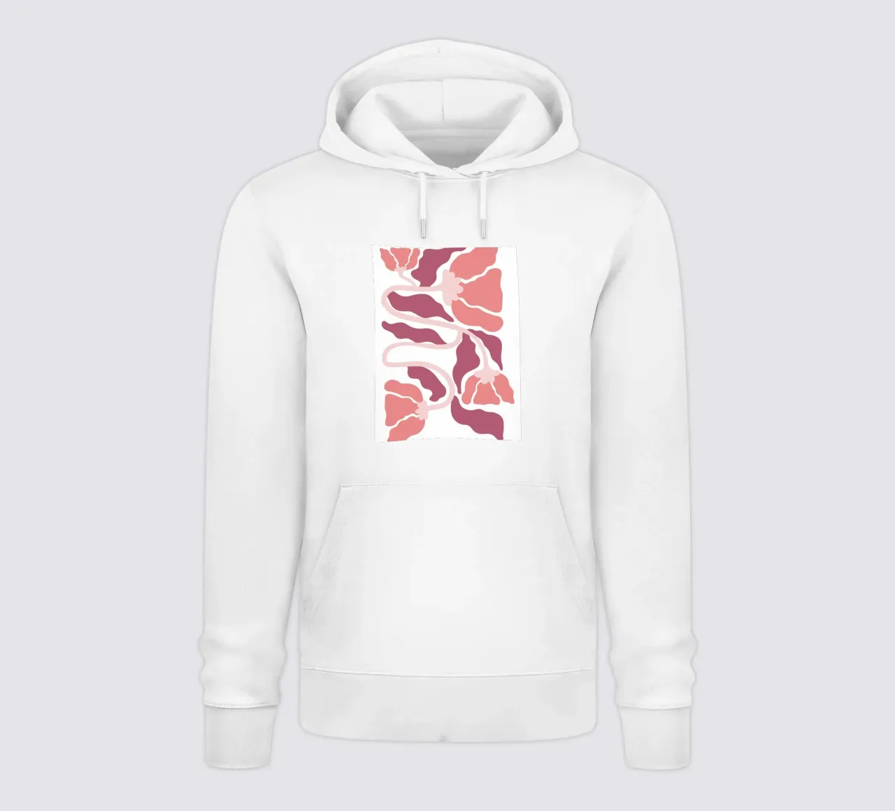 Flusso floreale astratto - Soft Boho Art felpa con cappuccio da Cozy Vibes