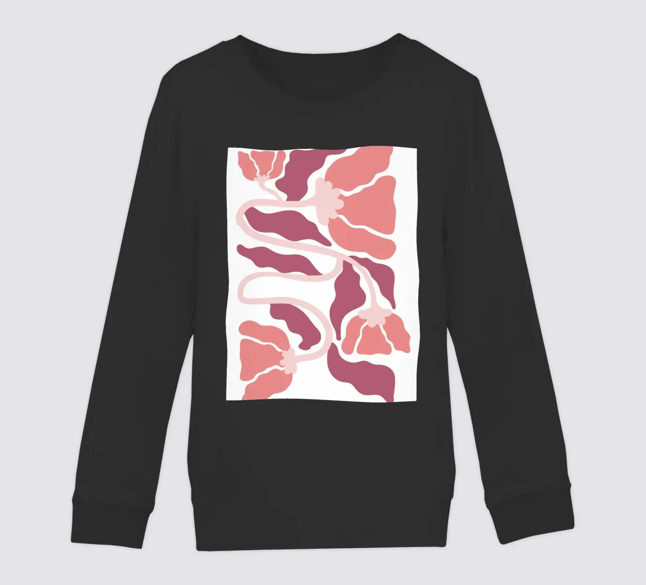 Flusso floreale astratto - Soft Boho Art felpa bambino da Cozy Vibes