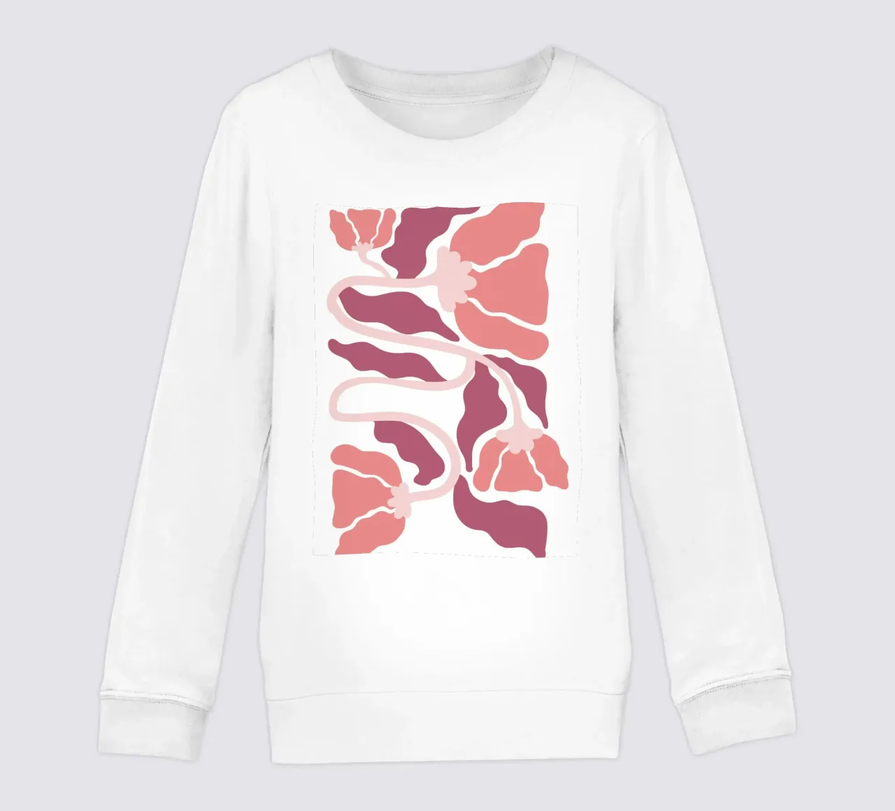 Flusso floreale astratto - Soft Boho Art felpa bambino da Cozy Vibes