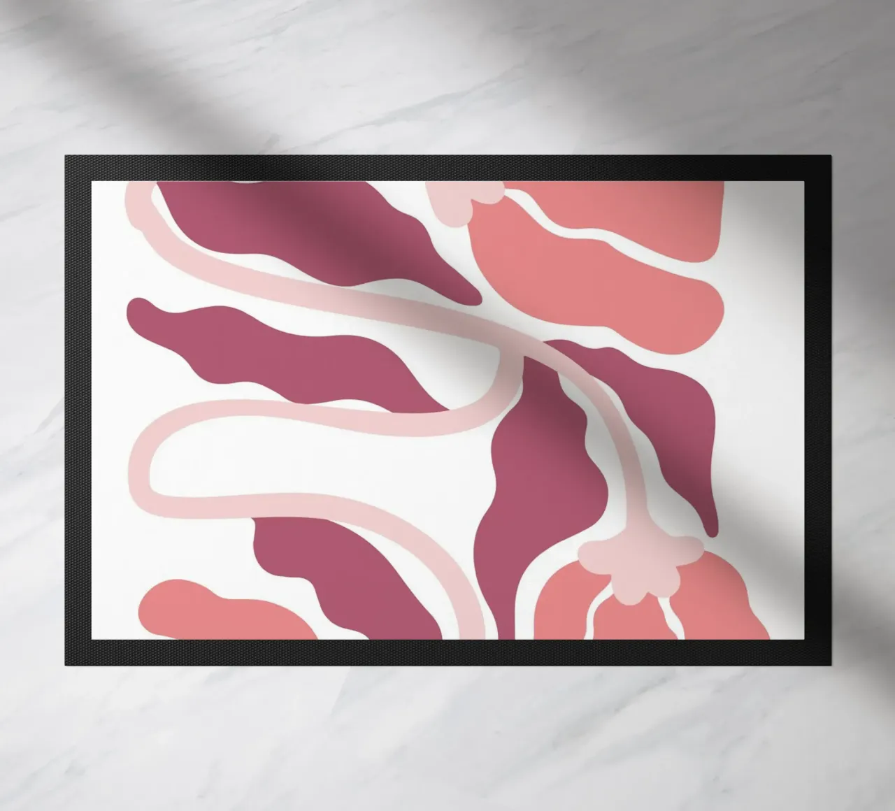 Flusso floreale astratto - Soft Boho Art zerbino da Cozy Vibes