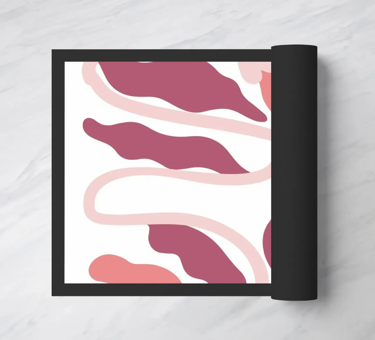 Flusso floreale astratto - Soft Boho Art zerbino da Cozy Vibes