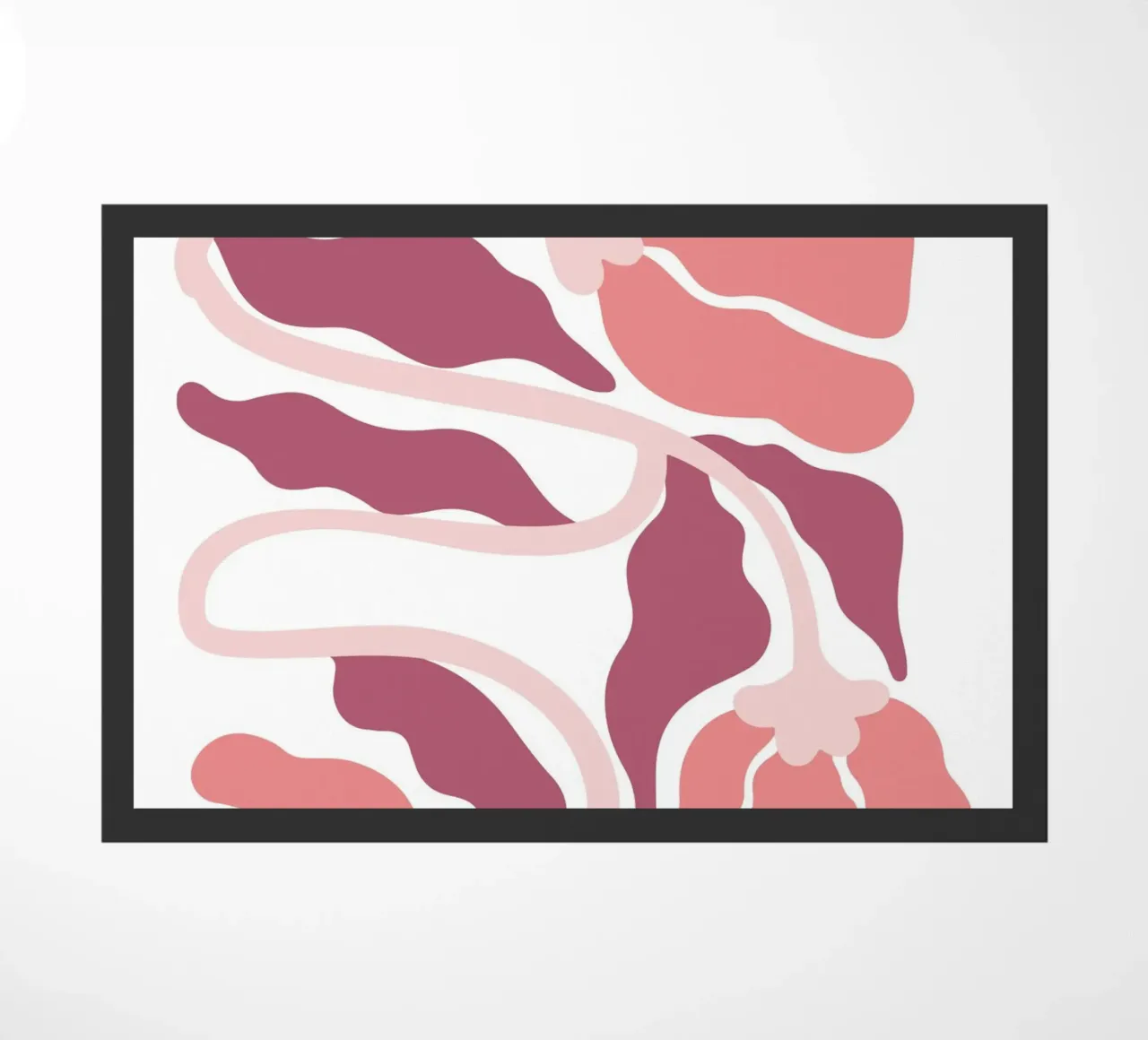 Flusso floreale astratto - Soft Boho Art zerbino da Cozy Vibes