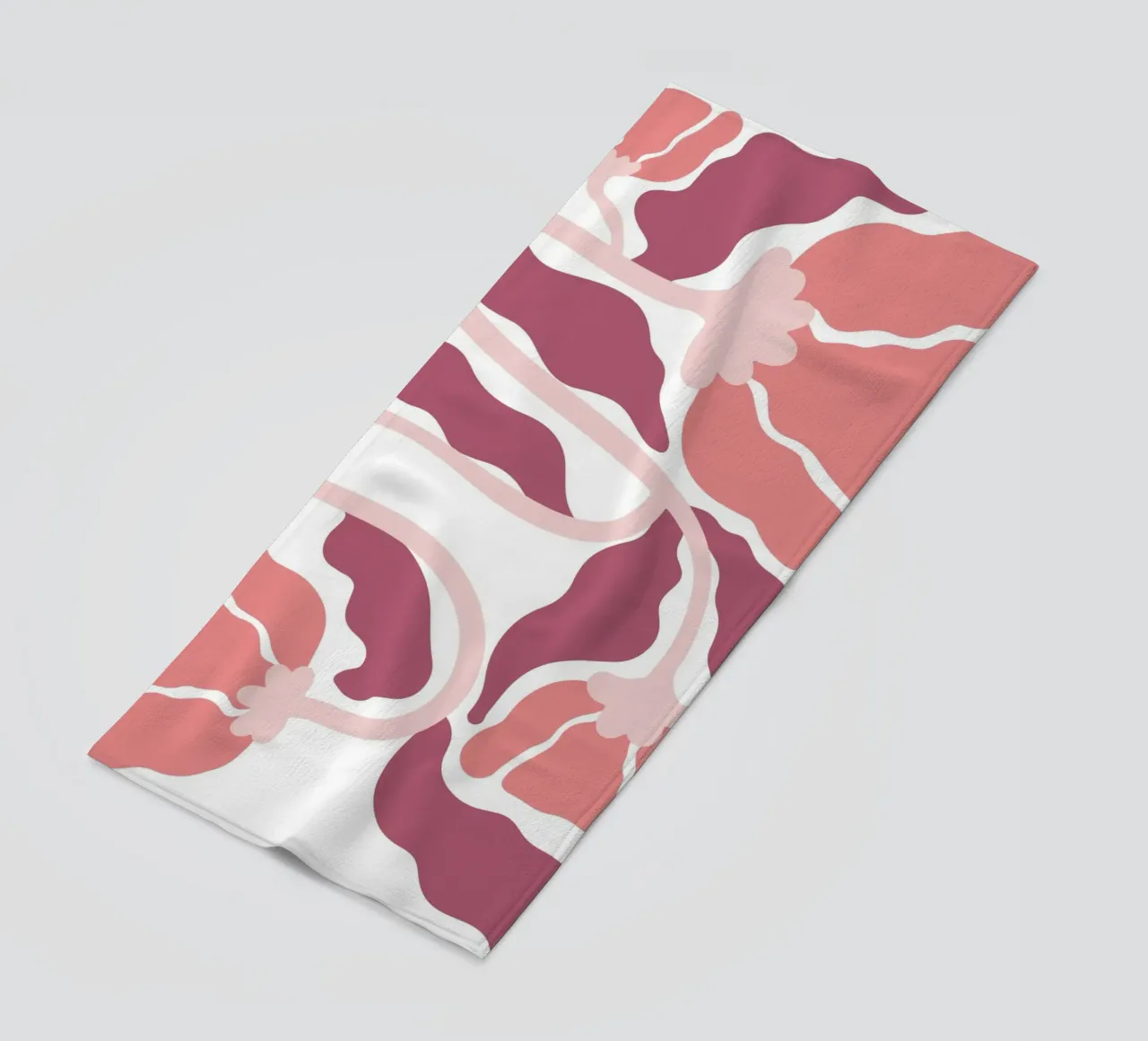 Flusso floreale astratto - Soft Boho Art telo mare da Cozy Vibes