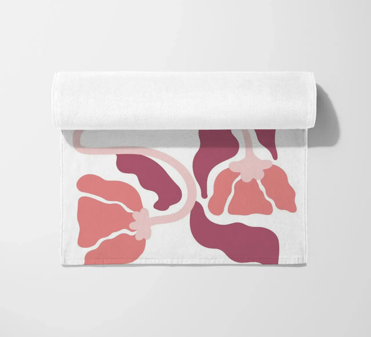 Flusso floreale astratto - Soft Boho Art telo mare da Cozy Vibes