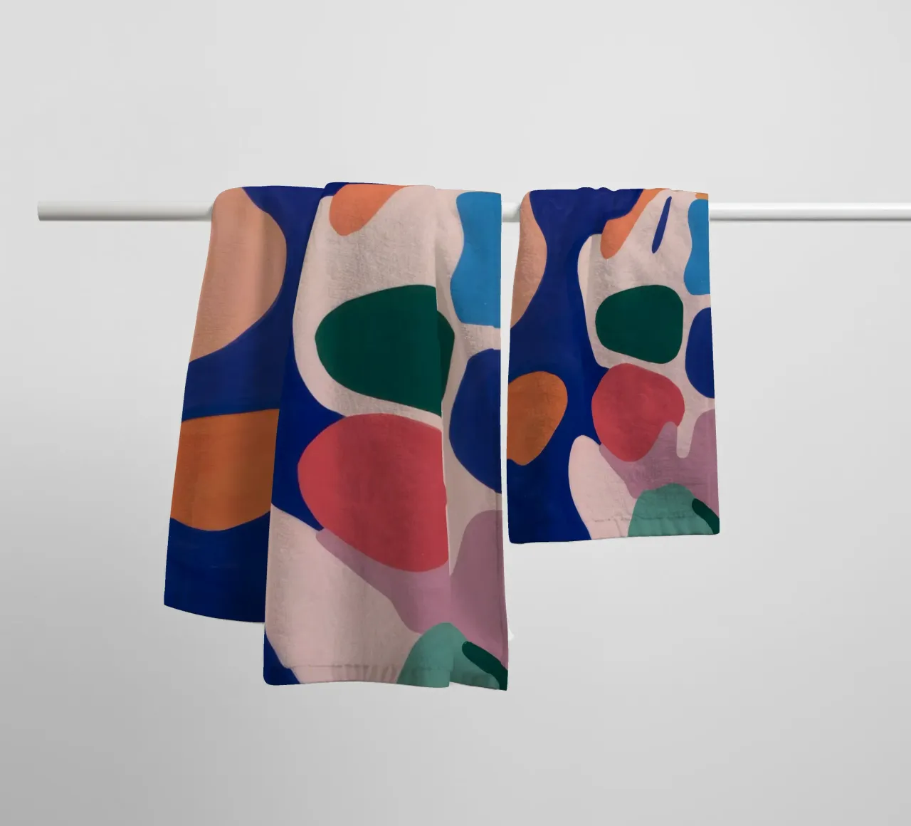 Levendige Vorm Symfonie badhanddoek van Solace Light