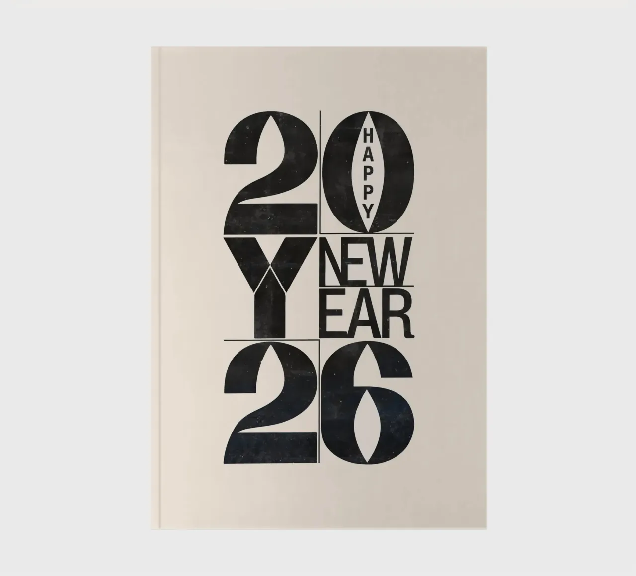 New Year 2026 carnet de notes de Winter Whispers